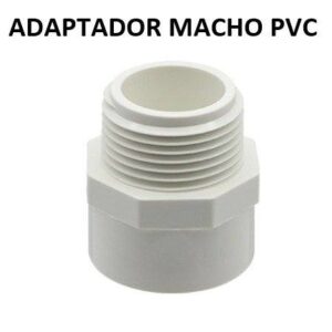 ADAPTADOR MACHO PVC