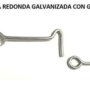 ALDABA REDONDA GALVANIZADA CON GANCHO
