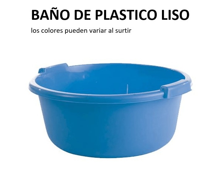BAÑO DE PLASTICO LISO