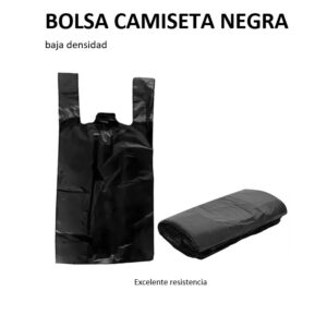 BOLSA CAMISETA NEGRA
