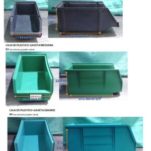 CAJA DE PLASTICO-GAVETA