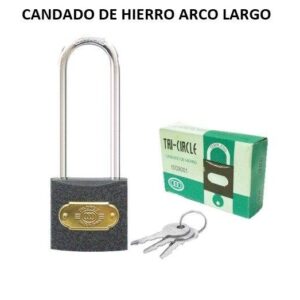 CANDADO DE HIERRO ARCO LARGO