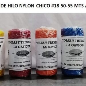 CARRETE HILO NYLON CHICO #18 50-55 MTS 60 GRS