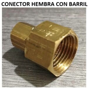 CONECTOR HEMBRA 1/2 X 5/16 BARRIL