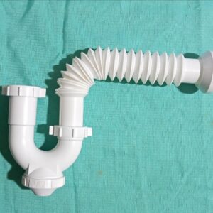 MEDIA TRAMPA CON REGISTRO SALIDA FLEXIBLE PARA LAVABO-FREGADERO S13