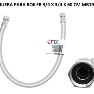 MANGUERA PARA BOILER 3/4 X 3/4 X 60 CM MB1919X60