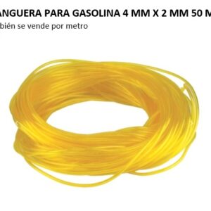 MANGUERA PARA GASOLINA 4 MM X 2 MM 50 MTS