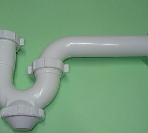 MEDIA TRAMPA CON REGISTRO Y CHAPETON PARA LAVABO-FREGADERO S26