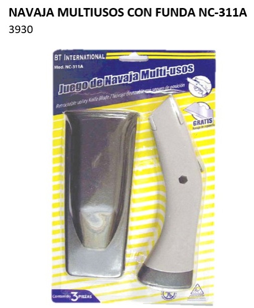 NAVAJA MULTIUSOS CON FUNDA NC-311A 3930