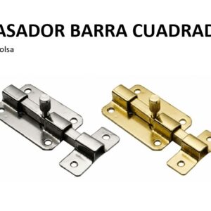 PASADOR BARRA CUADRADA