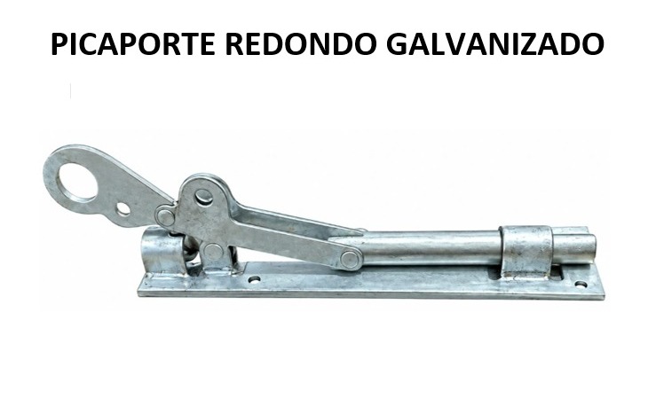 PICAPORTE REDONDO GALVANIZADO