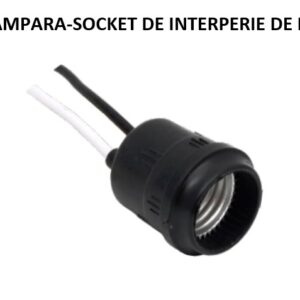 PORTALAMPARA-SOCKET DE INTERPERIE DE HULE REF SOC-015
