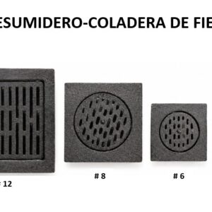 RESUMIDERO-COLADERA DE FIERRO
