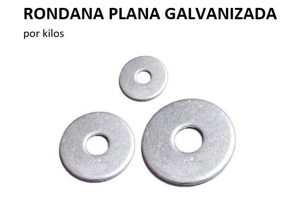 RONDANA PLANA GALVANIZADA