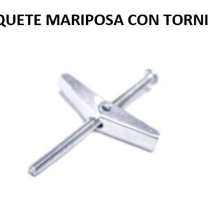 TAQUETE MARIPOSA CON TORNILLO