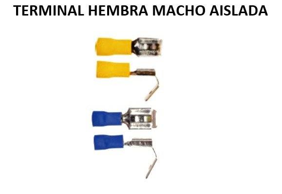 TERMINAL HEMBRA MACHO AISLADA
