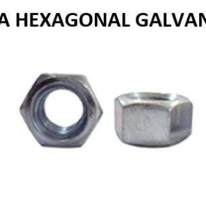 TUERCA HEXAGONAL GALVANIZADA