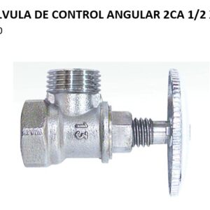 VALVULA ANGULAR 3/8 X 1/2 2CA ECC