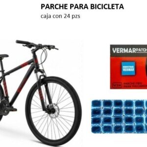 PARCHE PARA BICICLETA CAJA CON 24 PZS.