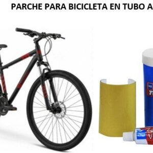 PARCHE PARA BICICLETA EN TUBO AZUL