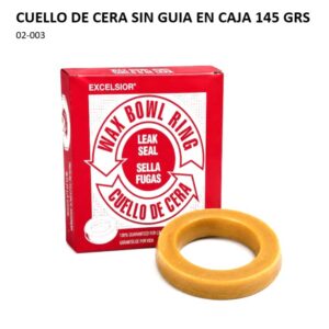 CUELLO DE CERA SIN GUIA EN CAJA 145 GRS 02-003