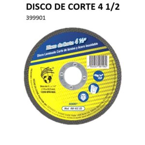 DISCO DE CORTE 4 1/2 399901