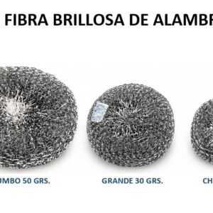 FIBRA BRILLOSA DE ALAMBRE