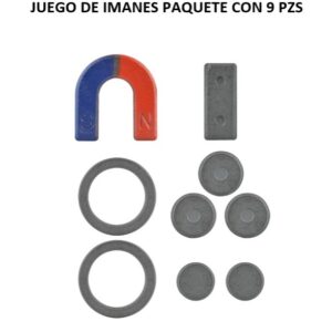 JUEGO DE IMANES PAQUETE CON 9 PZS