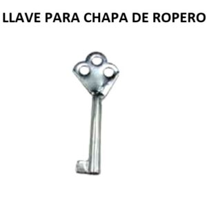 LLAVE PARA CHAPA DE ROPERO LL-P