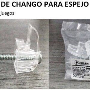 JUEGO MANO DE CHANGO PARA ESPEJO CON TORNILLOS