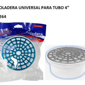 COLADERA 4" PARA TUBO DIRECTO CON REJILLA INOXIDABLE 2264