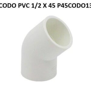 CODO PVC 1/2 X 45 P45CODO13
