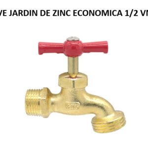 LLAVE JARDIN DE ZINC ECONOMICA 1/2 VN13E
