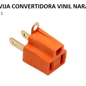 CLAVIJA CONVERTIDORA VINIL NARANJA CLA-011