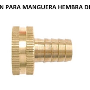 CONEXION PARA MANGUERA HEMBRA DE BRONCE