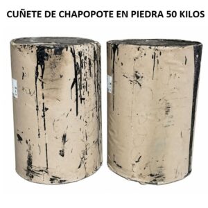 CUÑETE DE CHAPOPOTE EN PIEDRA 50 KILOS