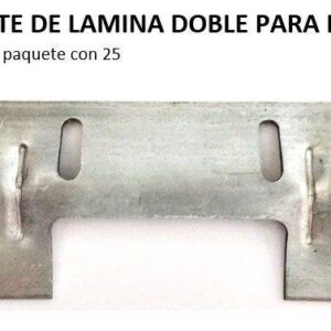 SOPORTE DE LAMINA DOBLE PARA LAVABO