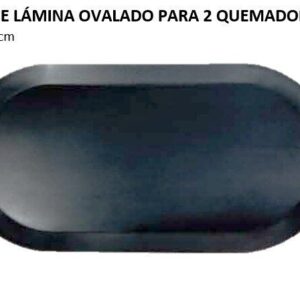 COCOMAL DE LAMINA OVALADO PARA 2 QUEMADORES 30906