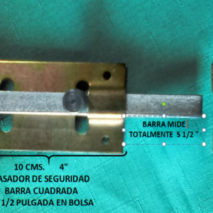 PASADOR DE SEGURIDAD TROPICALIZADO EN BOLSA