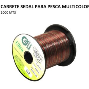 CARRETE SEDAL PARA PESCA MULTICOLOR 1000 MTS