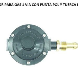 REGULADOR PARA GAS 1 VIA C/P.POL Y TUERCA IZQ. REG-002