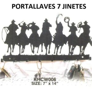 PORTALLAVES 7 JINETES 7" X 14" KHCW006