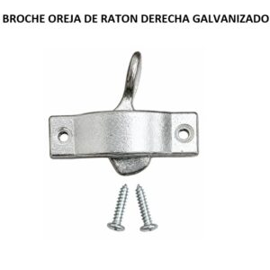 BROCHE OREJA DE RATON DERECHA GALV. HOR
