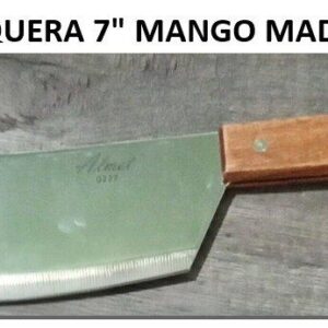 HACHA TAQUERA 7" MANGO MADERA CUC09