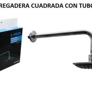 JUEGO DE REGADERA CUADRADA CON TUBO 6" RCT309