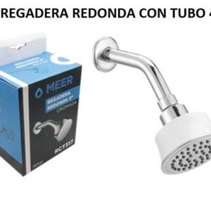 JUEGO DE REGADERA REDONDA CON TUBO 4" RCT317