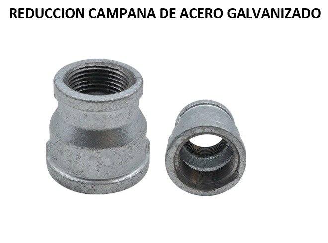 REDUCCION CAMPANA DE ACERO GALVANIZADO