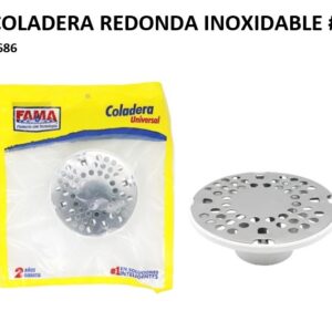 COLADERA REDONDA INOXIDABLE #2 9686