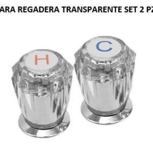 MANERAL PARA REGADERA TRANSPARENTE SET 2 PZS MAN-004