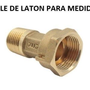 NIPLE DE LATON PARA MEDIDOR